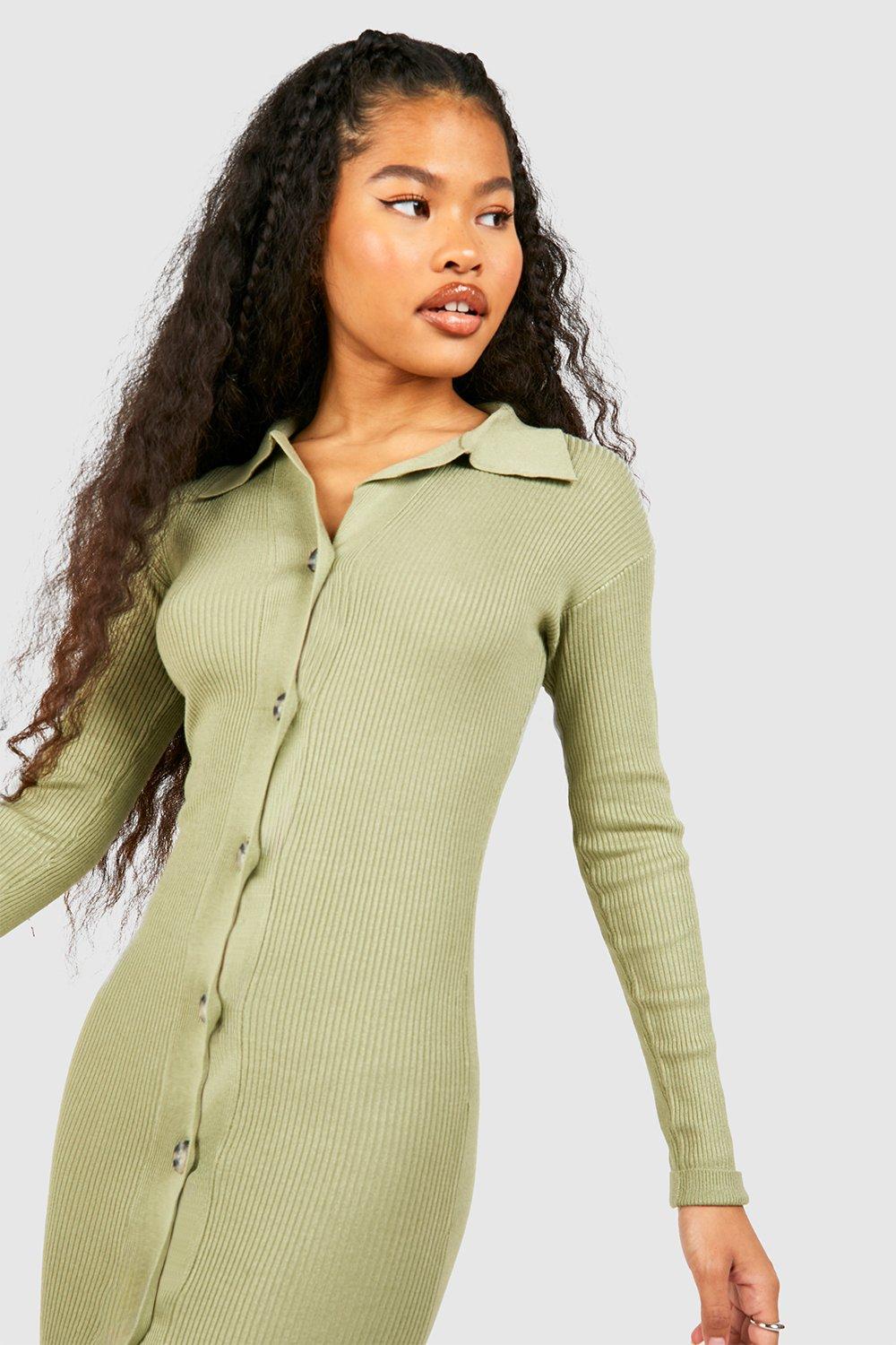 Petite khaki clearance dress